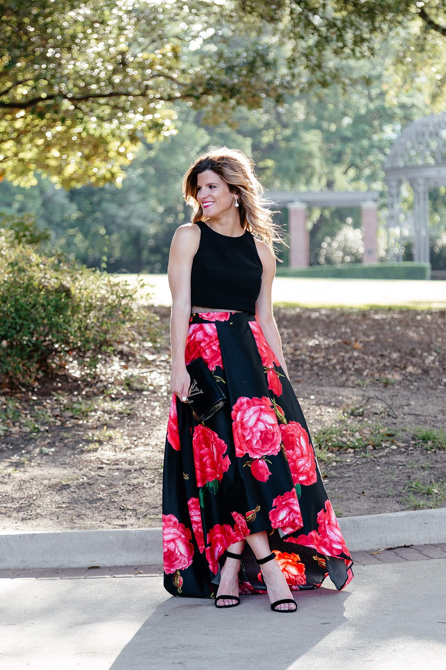 can you wear black floral to a wedding